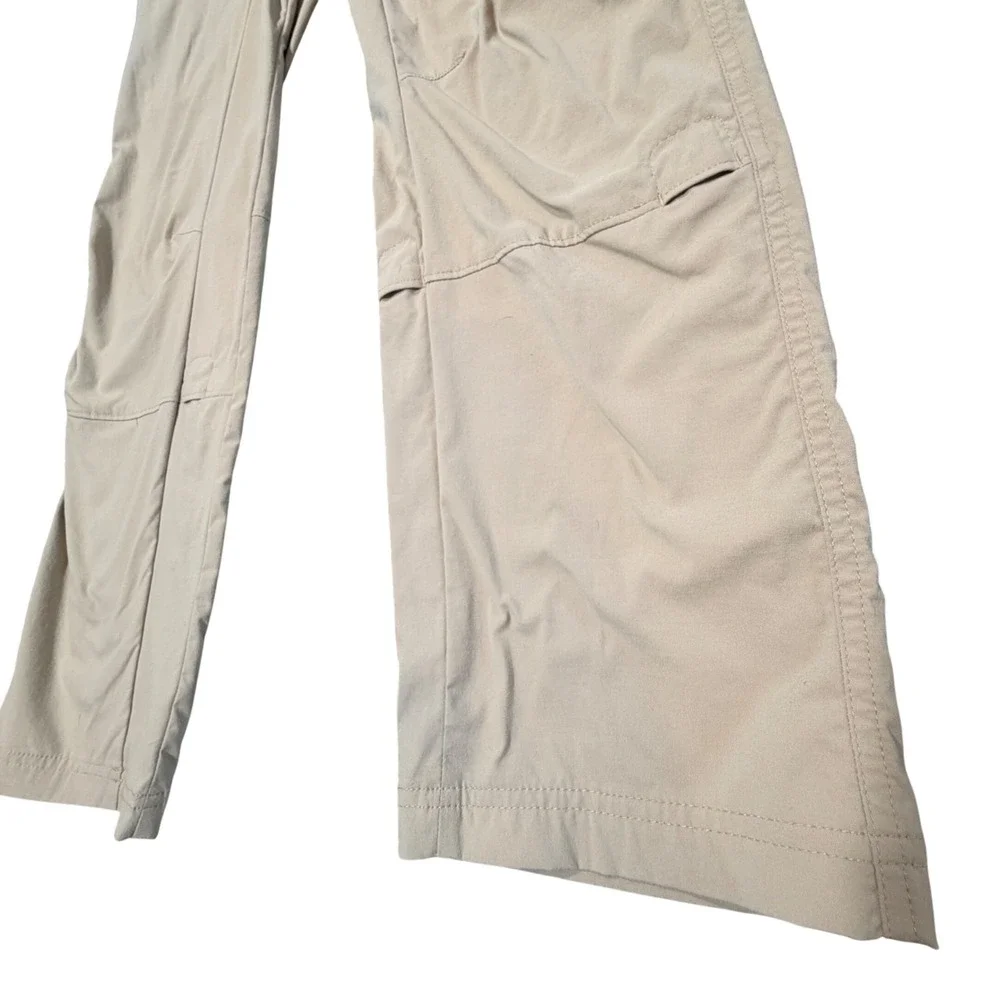 Columbia Trail Hiking Pants Water Resistant Womens 8 Short Tan Stretch Gorpcore